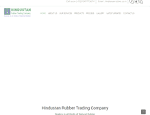 Tablet Screenshot of hindustanrubber.co.in